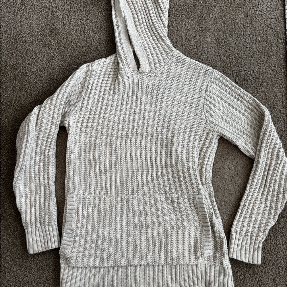 Taylor Stitch The Bryan Pullover Hoodie Cotton/Linen Flax Melange 38